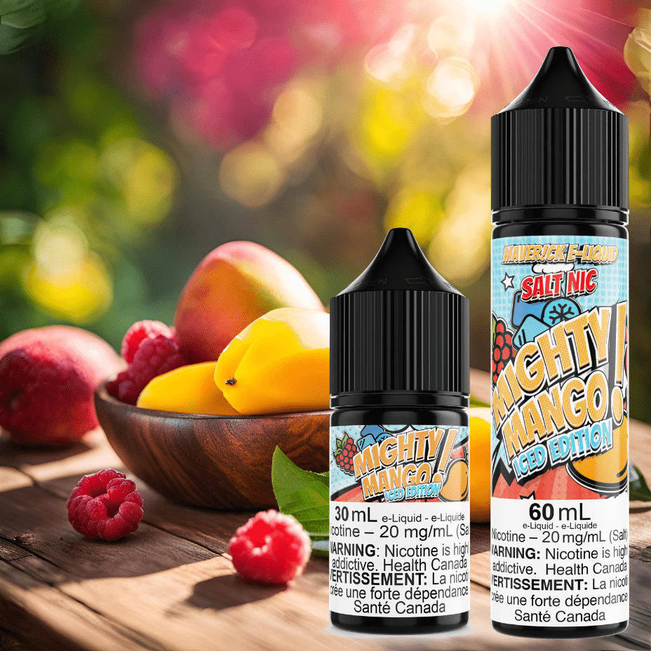 Mighty Mango Iced Salt by Maverick E-Liquid Morden Vape SuperStore and Cannabis Manitoba Canada