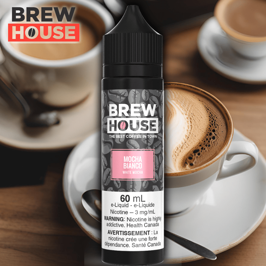 Mocha Bianco by Brew House E-Liquid Morden Vape SuperStore and Cannabis Manitoba Canada