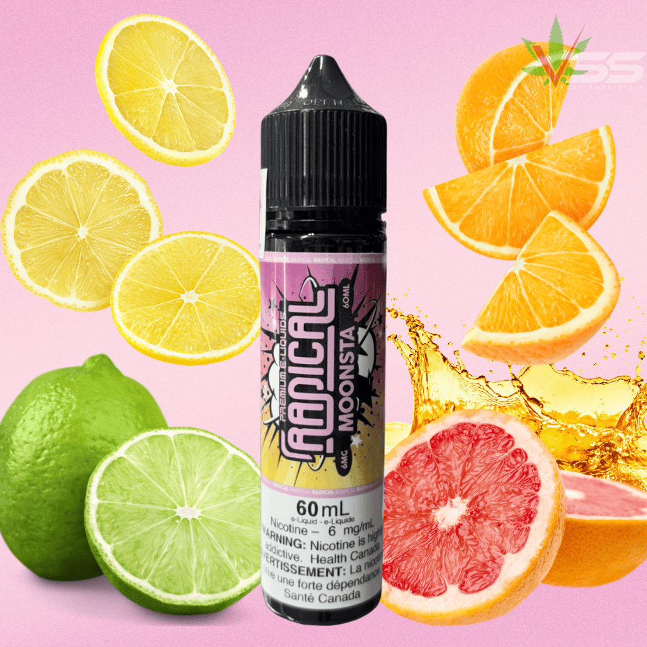 Moonsta by Radical E-liquid-60ml 60mL / 3mg Morden Vape SuperStore and Cannabis Manitoba Canada