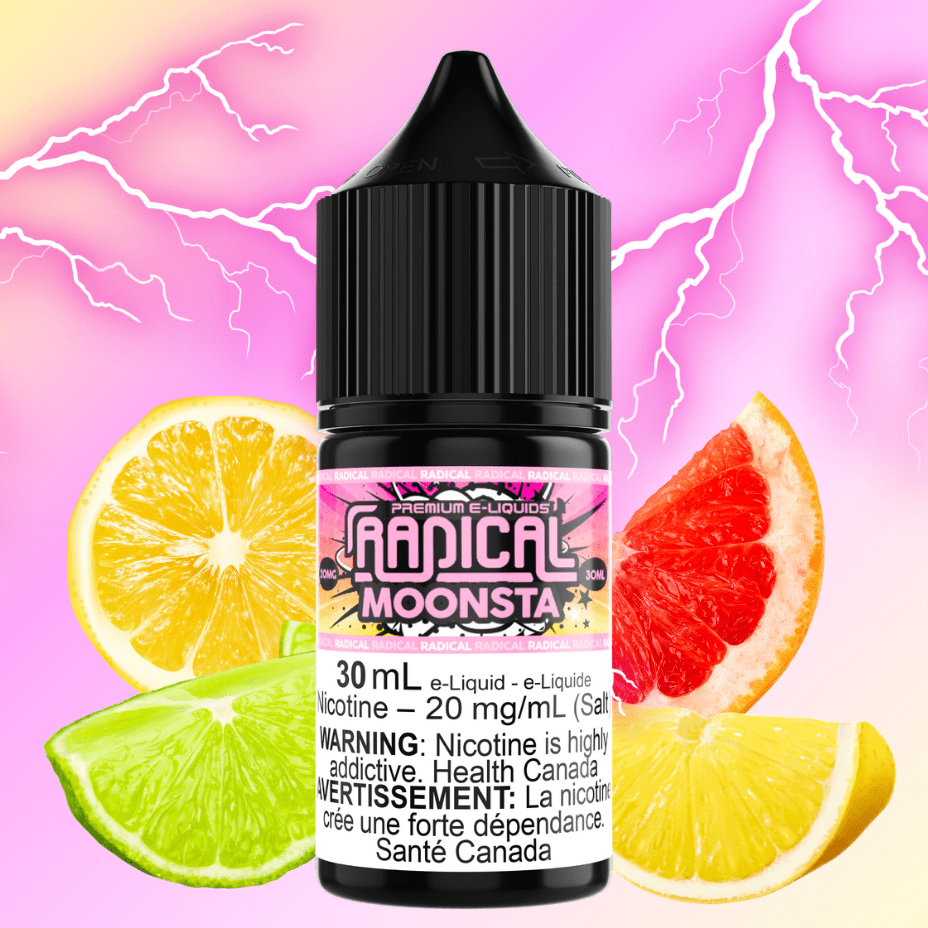 Moonsta Salt Nic by Radical E-liquid 30mL / 12mg Morden Vape SuperStore and Cannabis Manitoba Canada