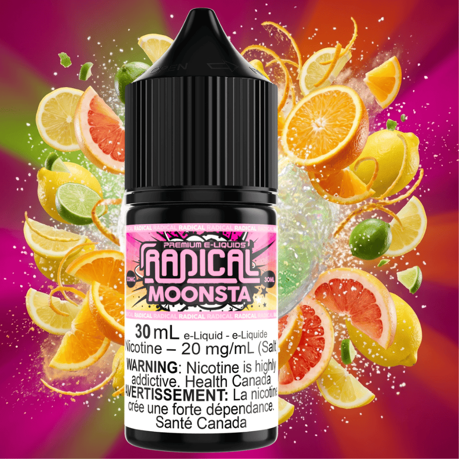 Moonsta Salt Nic by Radical E-liquid 30mL / 12mg Morden Vape SuperStore and Cannabis Manitoba Canada