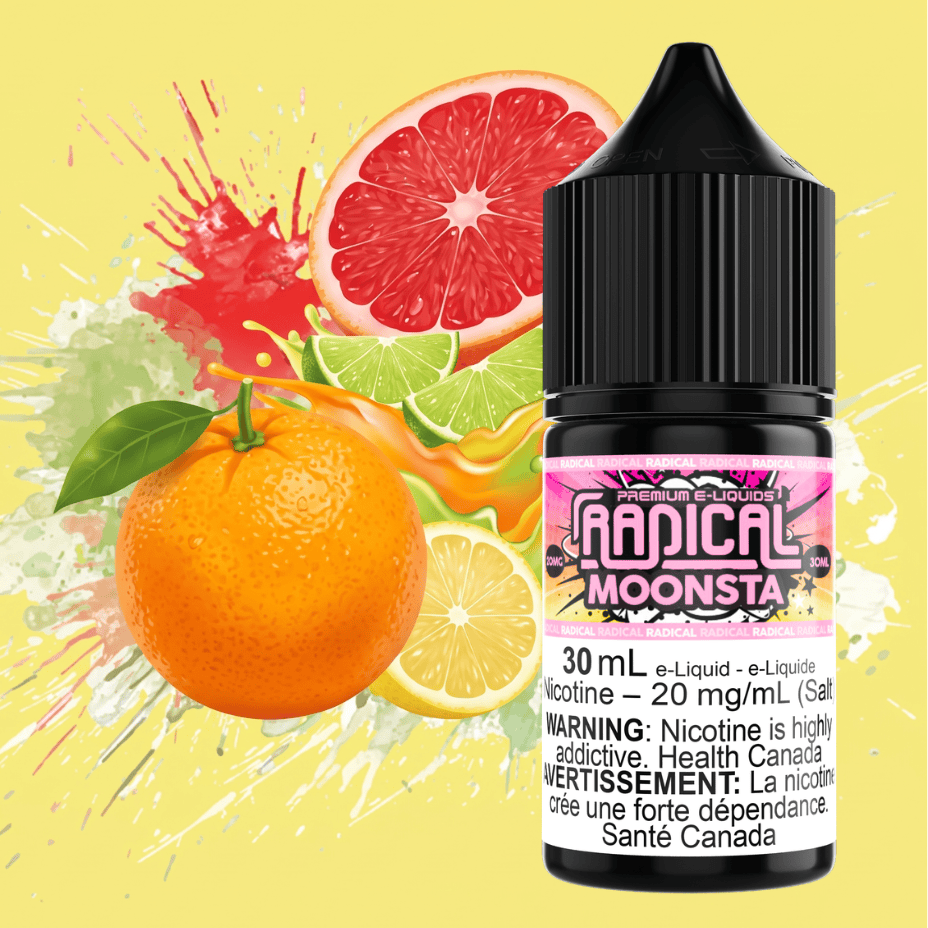 Moonsta Salt Nic by Radical E-liquid Morden Vape SuperStore and Cannabis Manitoba Canada