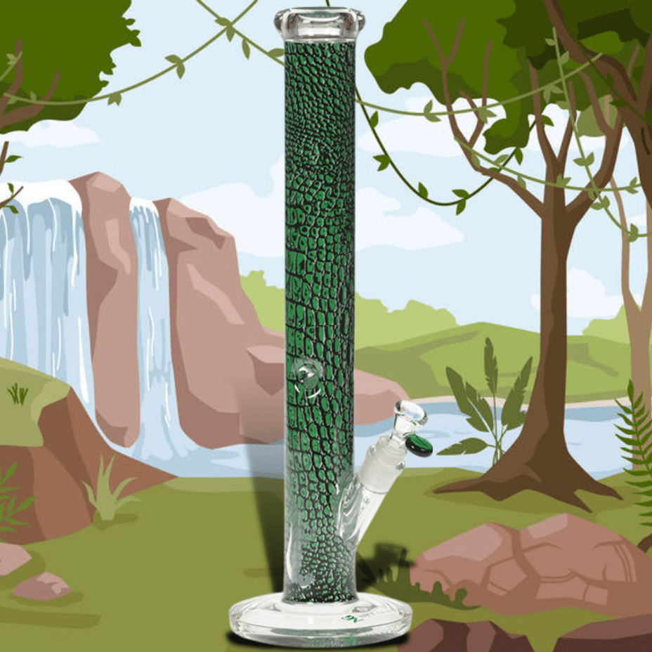 Nice Glass 7mm Lizard Skin Straight Tube 17" 7mm / 17" Steinbach Vape SuperStore and Bong Shop Manitoba Canada