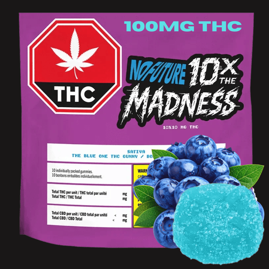 No Future - 10x The Madness: The Blue One Sativa Gummies Morden Vape SuperStore and Cannabis Manitoba Canada