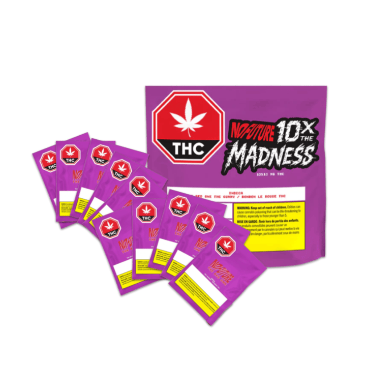 No Future 10x The Madness: The Red One Indica Gummies Morden Vape SuperStore and Cannabis Manitoba Canada