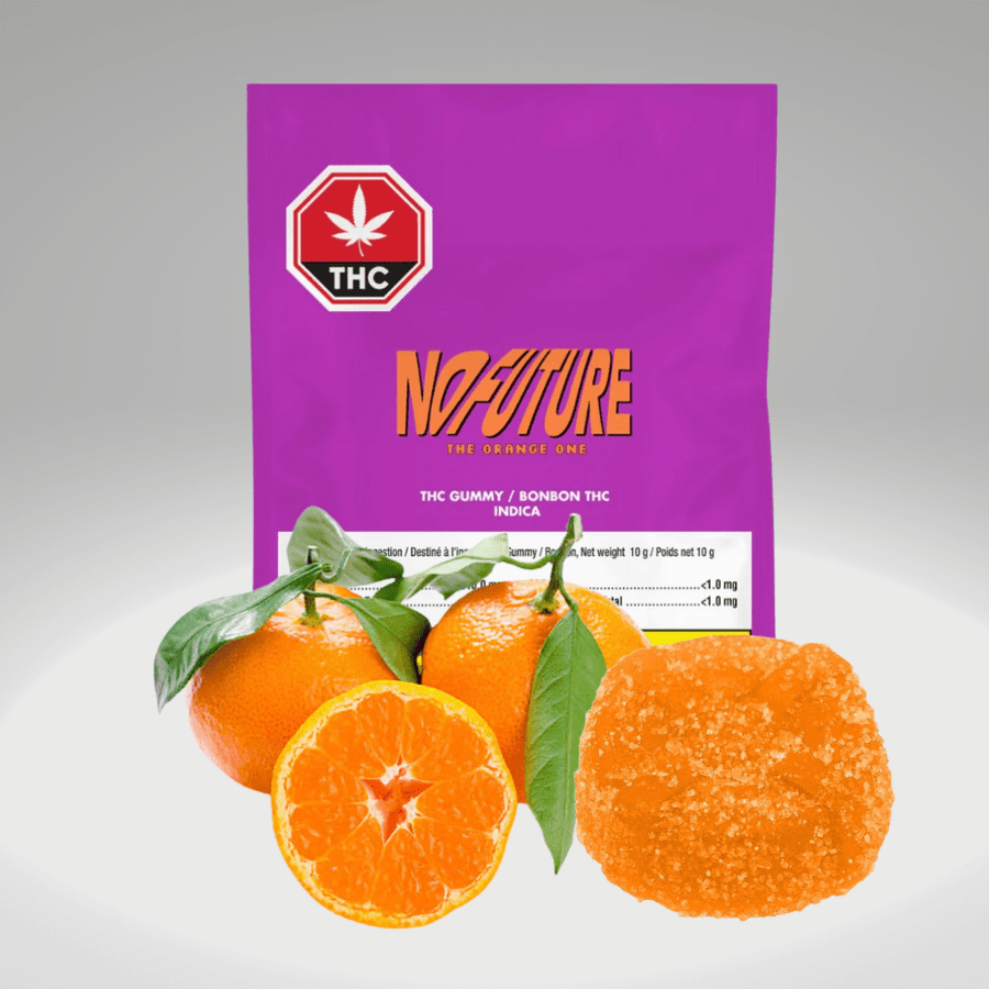 No Future Edibles 1x10mg No Future The Orange One Indica Gummy-1x10mg-Morden Vape & Cannabis