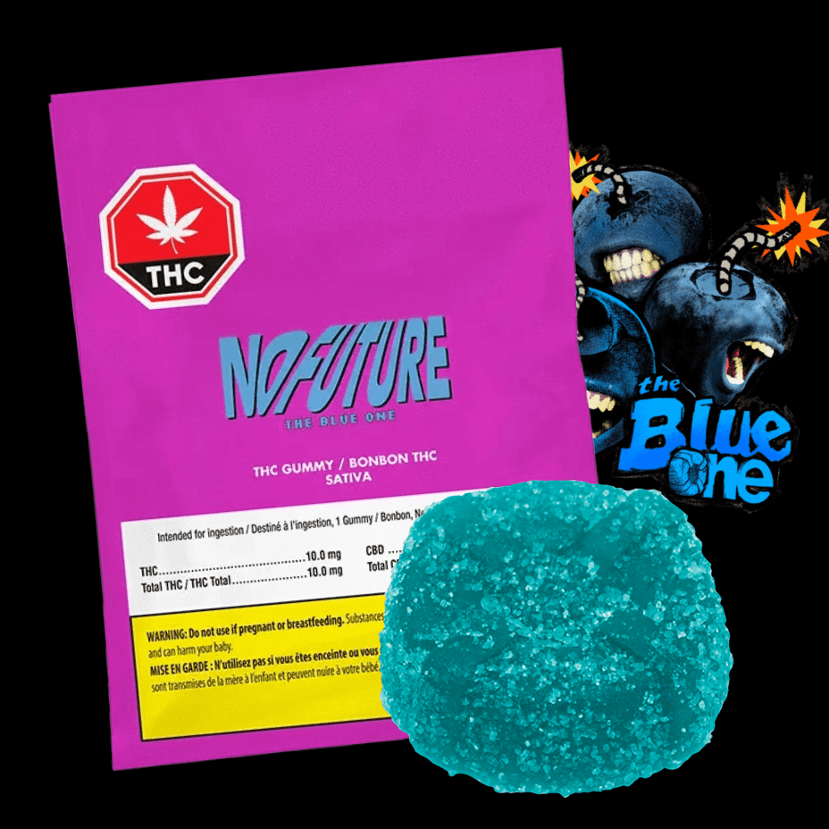 No Future The Blue One Sativa Gummy-1x10mg 1x10mg Morden Vape SuperStore and Cannabis Manitoba Canada