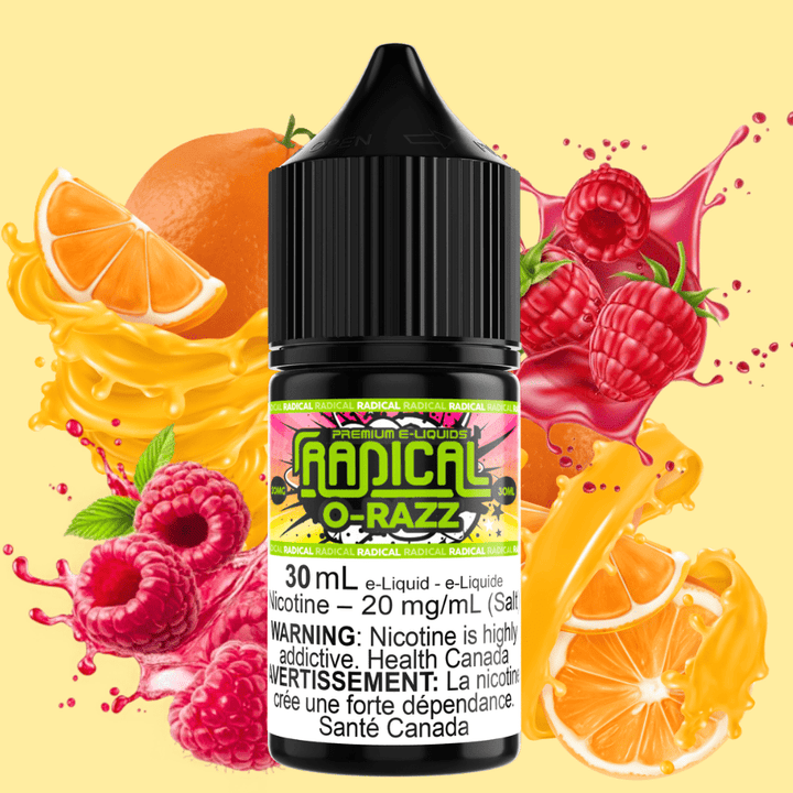 O-Razz Salt Nic by Radical E-liquid 30mL / 12mg Morden Vape SuperStore and Cannabis Manitoba Canada