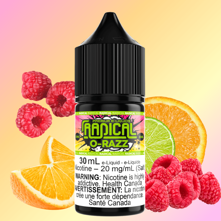 O-Razz Salt Nic by Radical E-liquid 30mL / 20mg Morden Vape SuperStore and Cannabis Manitoba Canada