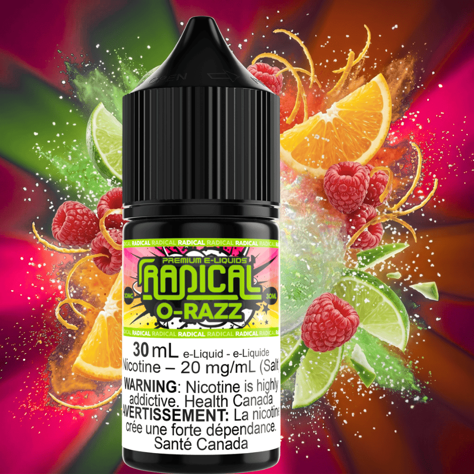 O-Razz Salt Nic by Radical E-liquid Morden Vape SuperStore and Cannabis Manitoba Canada