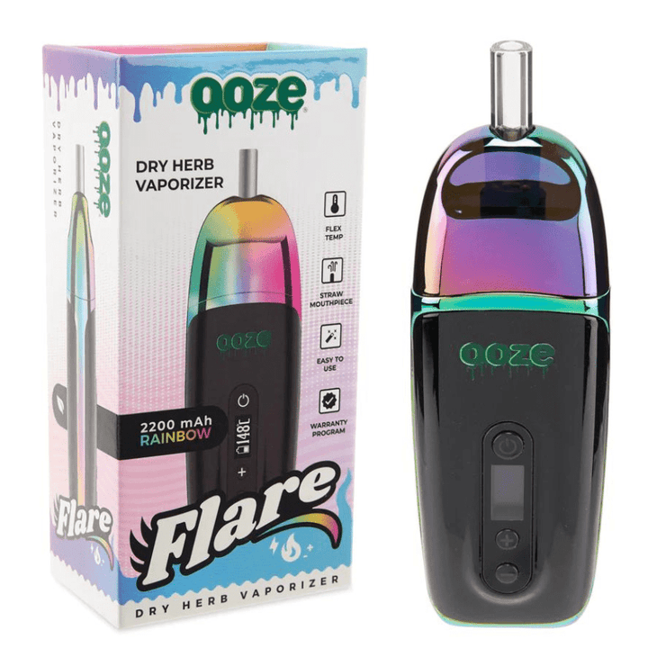 Ooze Dry-Herb Vaporizers Rainbow Ooze Flare Dry Herb Vaporizer Morden Vape SuperStore and Cannabis Dispensary Manitoba Canada