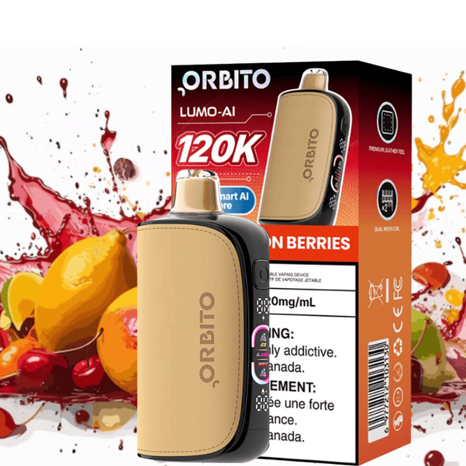 Orbito Lumo-AI 120K Disposable Vape-Watermelon Berries 120000 / 20mg Morden Vape SuperStore and Cannabis Manitoba Canada