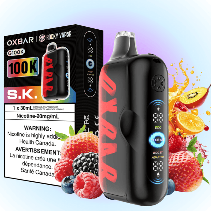 Oxbar G100K Disposable Vape - S.K. 100K / 20mg Morden Vape SuperStore and Cannabis Manitoba Canada