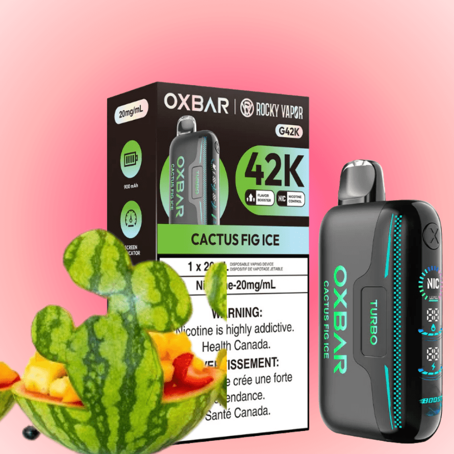 Oxbar G42k Disposable Vape - Cactus Fig Ice 20mg / 42000 Morden Vape SuperStore and Cannabis Manitoba Canada