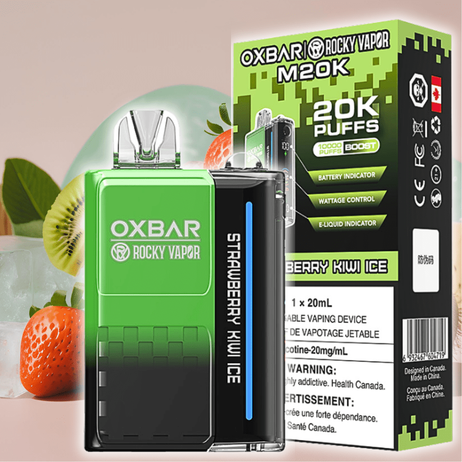 OXBAR M20K Disposable Vape - Strawberry Kiwi Ice 20000 Morden Vape SuperStore and Cannabis Manitoba Canada