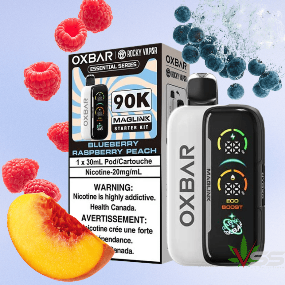 Oxbar Maglink 90K Kit-Blueberry Raspberry Peach 90000 Puffs / 20mg Morden Vape SuperStore and Cannabis Manitoba Canada