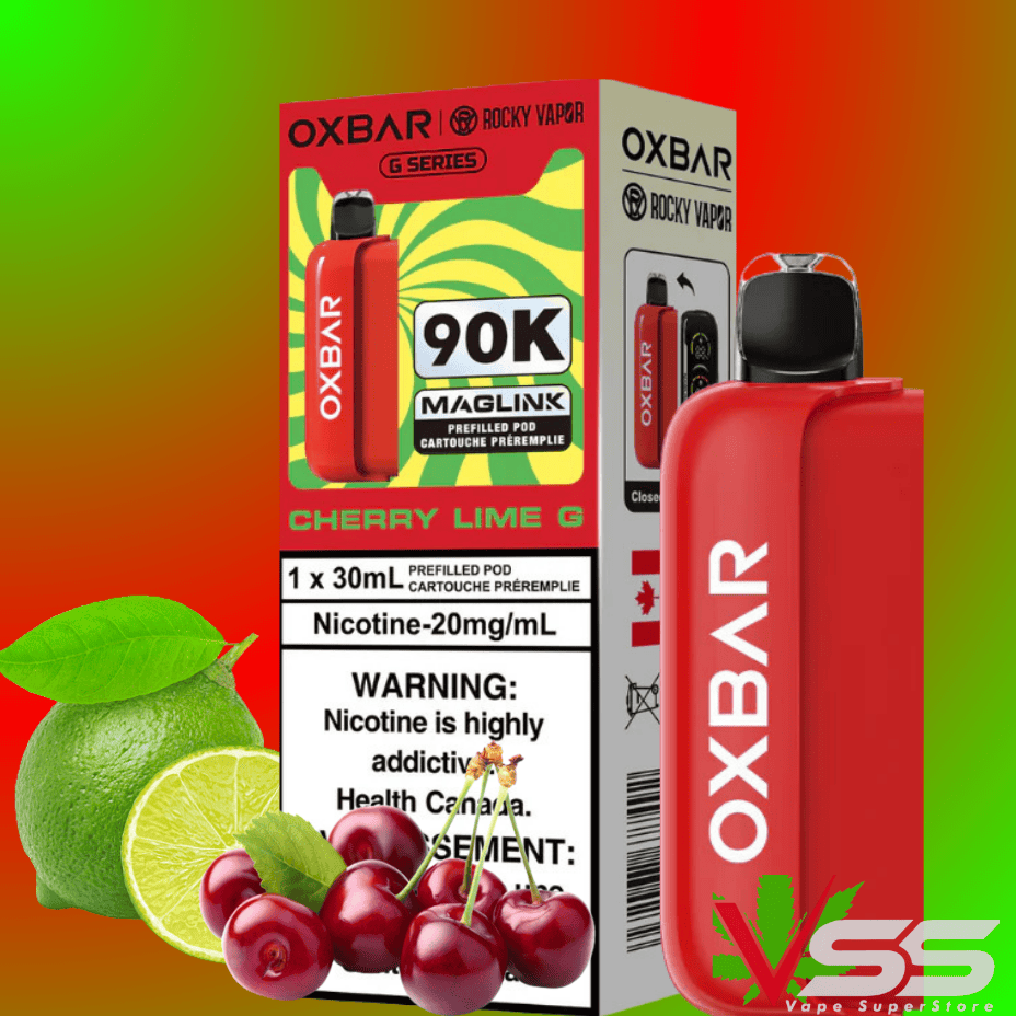 Oxbar Maglink Pod 90K - Cherry Lime G Morden Vape SuperStore and Cannabis Manitoba Canada