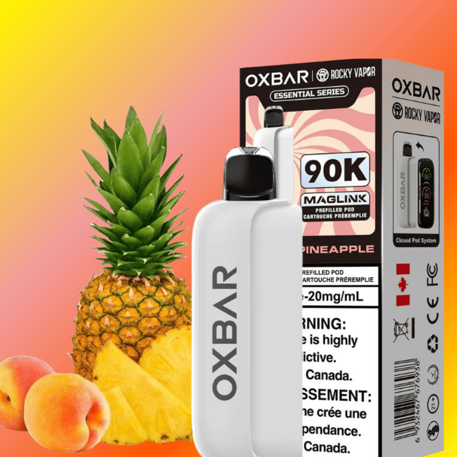 Oxbar Maglink Pod 90K - Peach Pineapple Morden Vape SuperStore and Cannabis Manitoba Canada