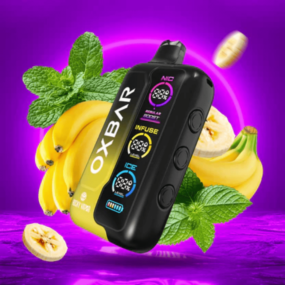 Oxbar Tri-Fusion 45k Disposable Vape - Banana Ice Morden Vape SuperStore and Cannabis Manitoba Canada