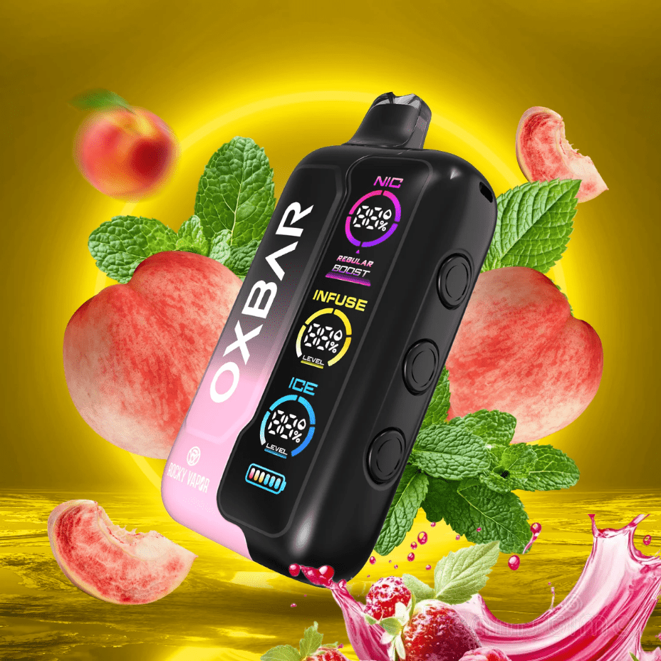 Oxbar Tri-Fusion 45k Disposable Vape - Peach Berry Morden Vape SuperStore and Cannabis Manitoba Canada