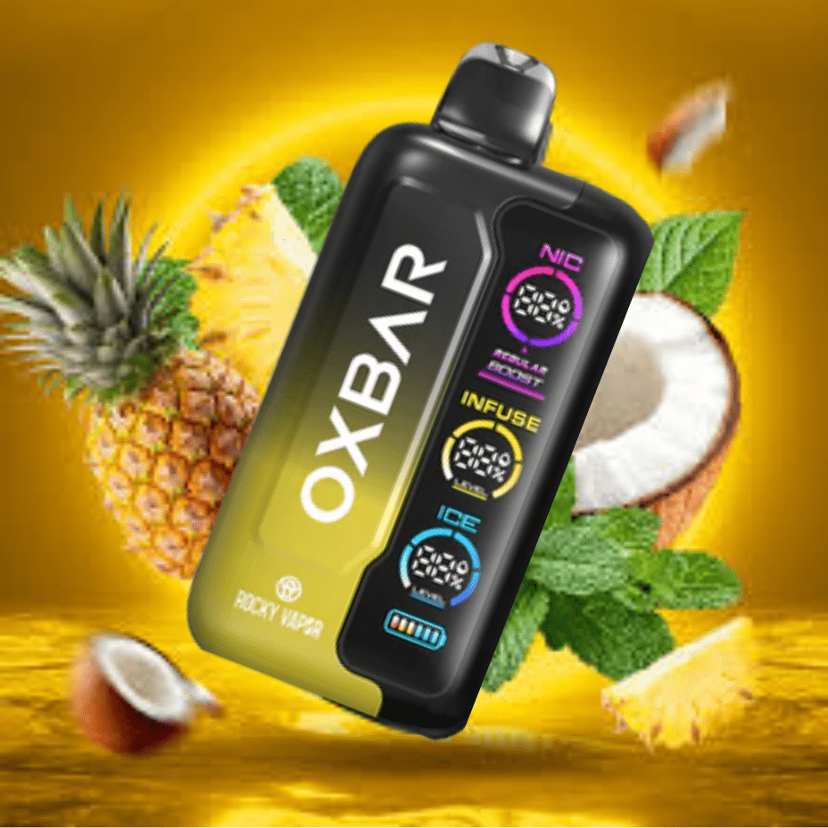 Oxbar Tri-Fusion 45k Disposable Vape-Pineapple Coconut Ice 45000 Puffs / 20mg Morden Vape SuperStore and Cannabis Manitoba Canada