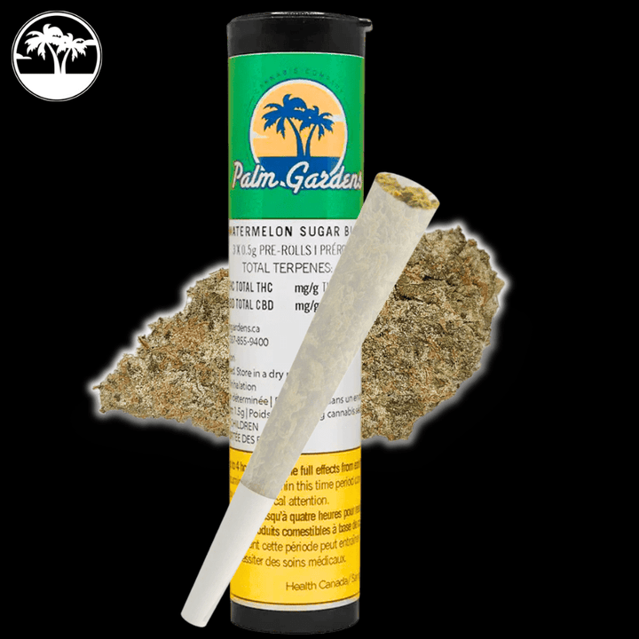 Palm Gardens Watermelon Sugar Pre-rolls 10x0.5g Morden Vape SuperStore and Cannabis Manitoba Canada