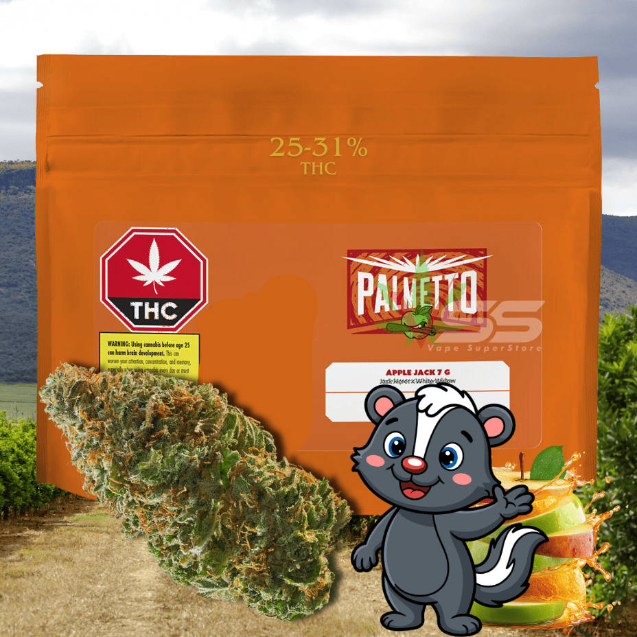 Palmetto - Apple Jack Sativa Dried Flower - 7g Morden Vape SuperStore and Cannabis Manitoba Canada
