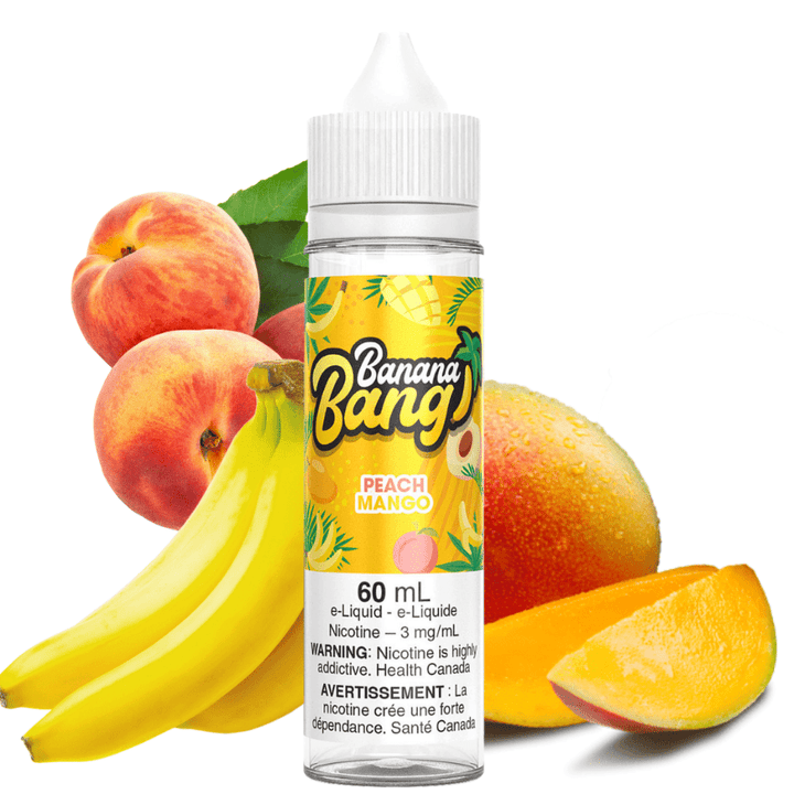 Peach Mango by Banana Bang 3mg Morden Vape SuperStore and Cannabis Manitoba Canada