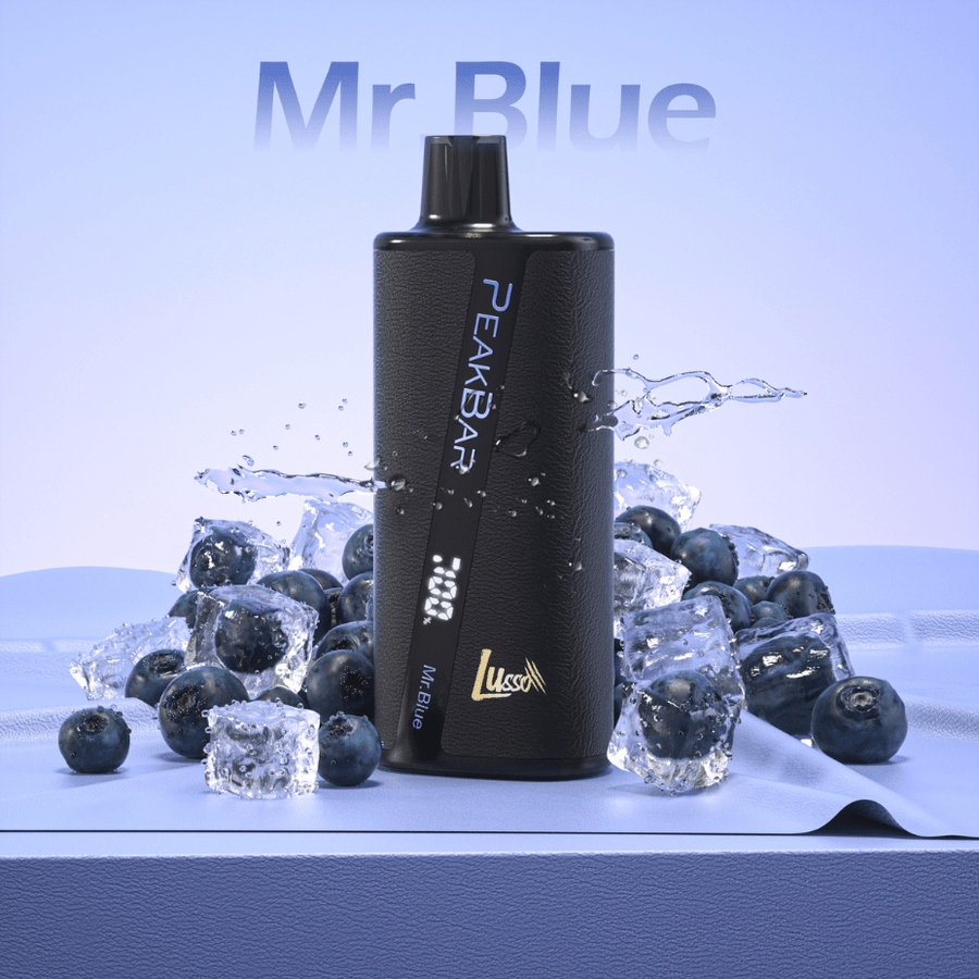 PeakBar Disposables 18ml / 20mg PeakBar Lusso 8200 Disposable Vape-Mr Blue-Morden Vape SuperStore MB
