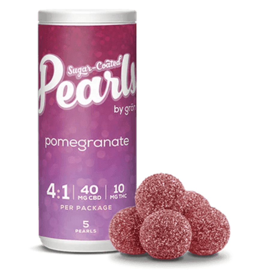 Pearl Edibles Pearl Pomegranate 4:1 CBD-THC Gummies - Morden Manitoba