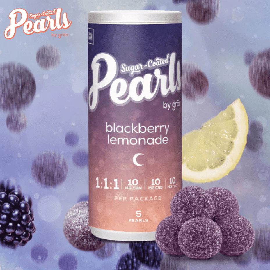 Pearls Blackberry Lemonade 1:1:1 THC Gummies Morden Vape SuperStore and Cannabis Manitoba Canada