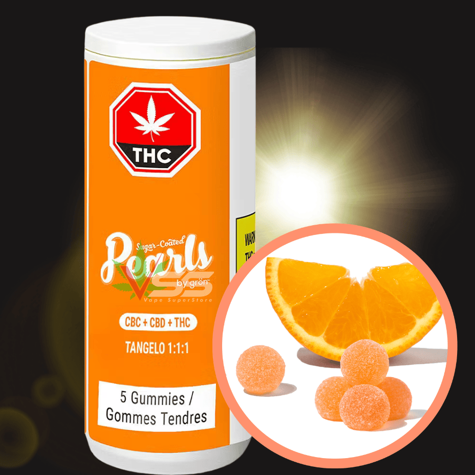 Pearls Tangelo 1:1:1 Cannabis Edibles - 5x2mg Morden Vape SuperStore and Cannabis Manitoba Canada