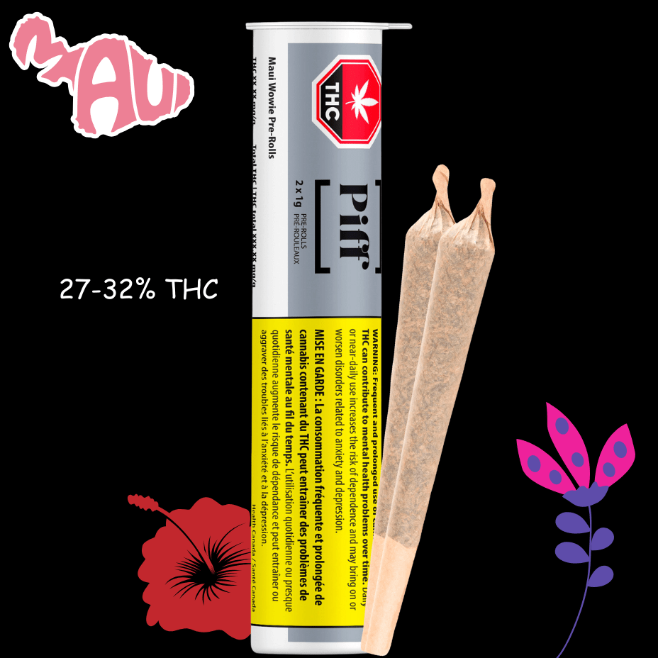 PIFF Maui Wowie Pre-rolls 2x1g 2x1g Morden Vape SuperStore and Cannabis Manitoba Canada