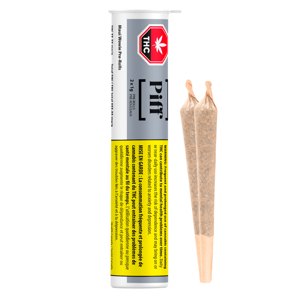 PIFF Maui Wowie Pre-rolls 2x1g 2x1g Morden Vape SuperStore and Cannabis Manitoba Canada