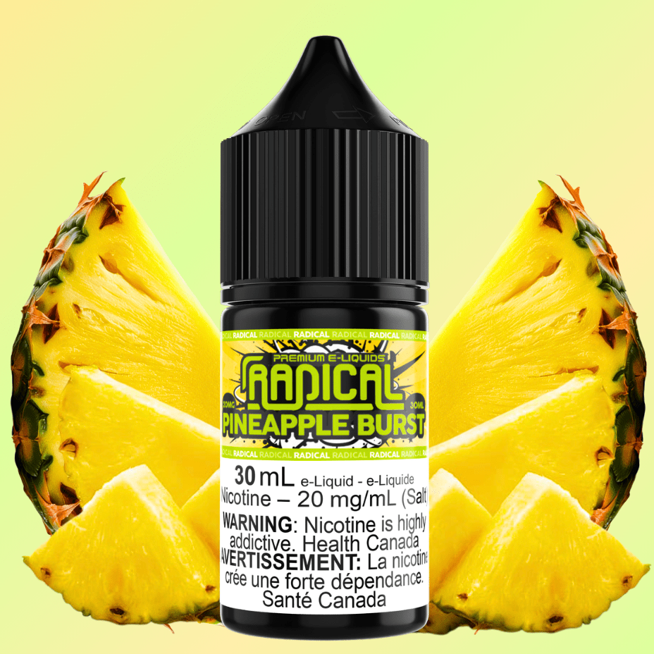 Pineapple Burst Salt Nic by Radical E-liquid in Morden Manitoba - Morden  Vape SuperStore & Cannabis
