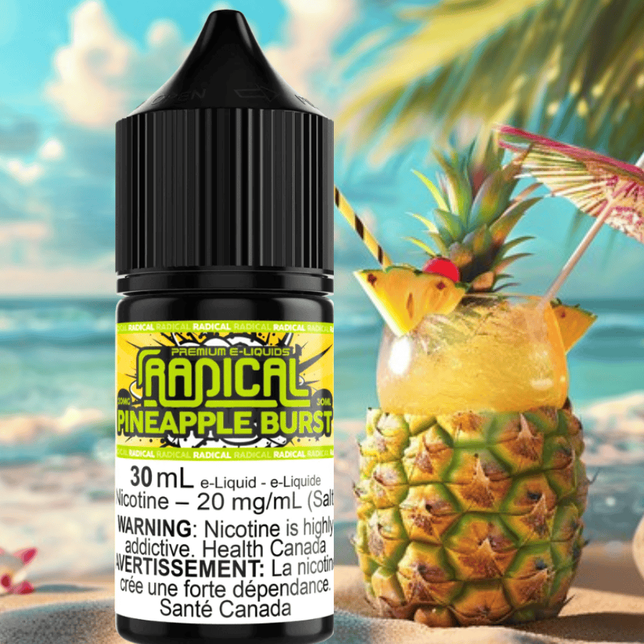 Pineapple Burst Salt Nic by Radical E-liquid Morden Vape SuperStore and Cannabis Manitoba Canada