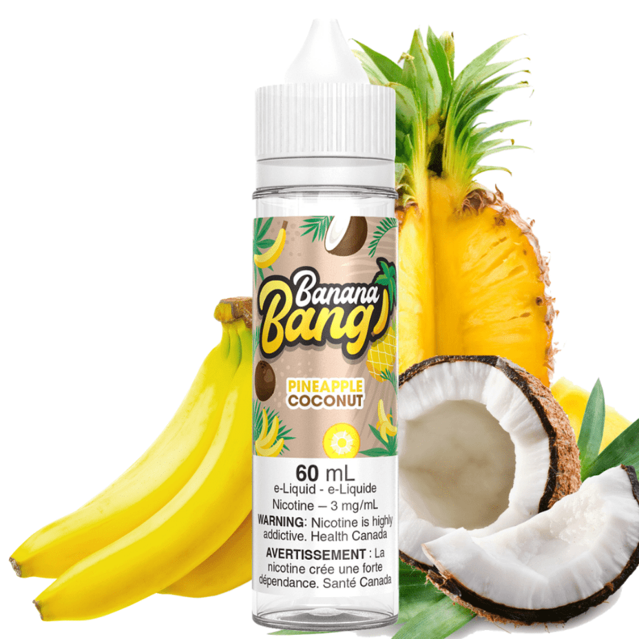 Pineapple Coconut by Banana Bang E-Liquid 3mg Morden Vape SuperStore and Cannabis Manitoba Canada