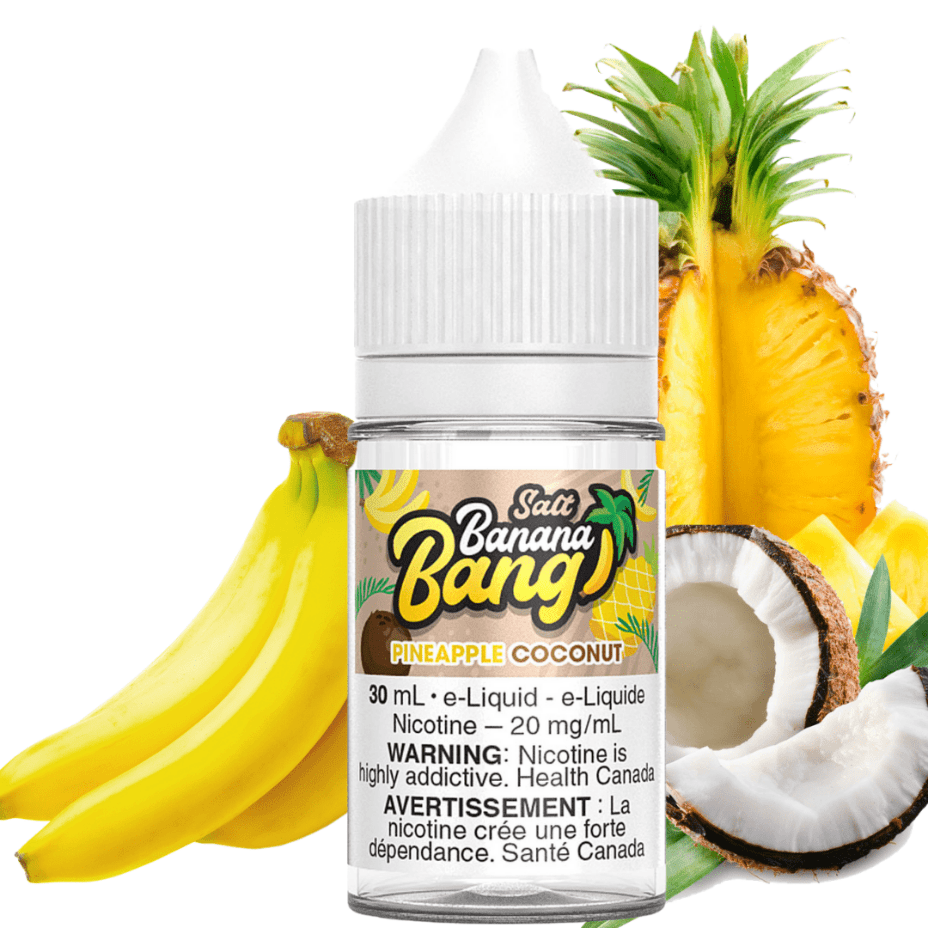 Pineapple Coconut Salt by Banana Bang E-Liquid 12mg Morden Vape SuperStore and Cannabis Manitoba Canada