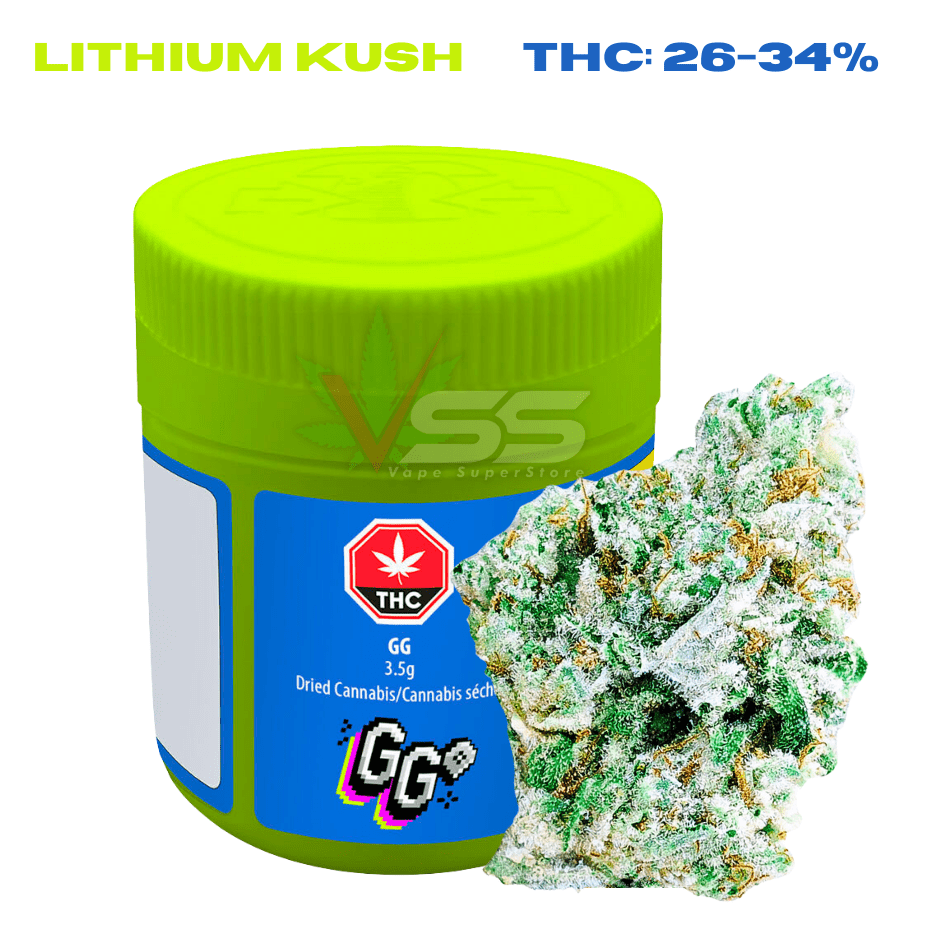 Pixel GG - Lithium Kush Sativa Flower 3.5g Morden Vape SuperStore and Cannabis Manitoba Canada
