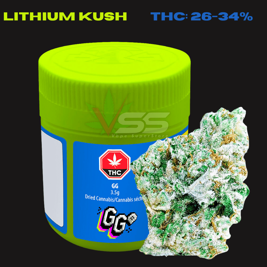 Pixel GG - Lithium Kush Sativa Flower 3.5g Morden Vape SuperStore and Cannabis Manitoba Canada