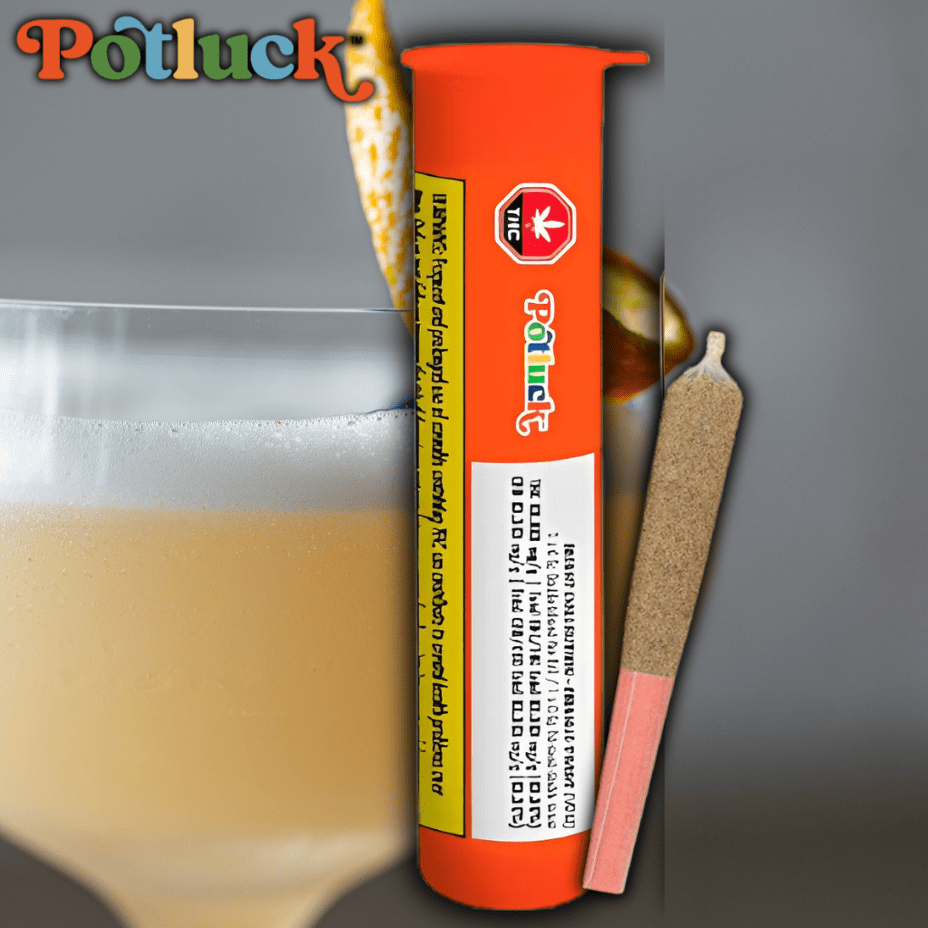 Potluck Burst Collection Orange Twist Dbl Infused Pre-roll 1x0.5g 1x0.5g Morden Vape SuperStore and Cannabis Manitoba Canada