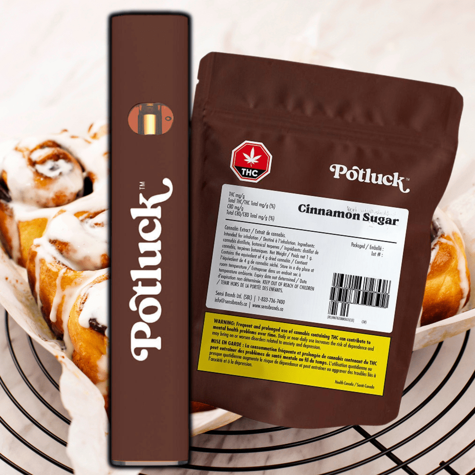 Potluck Cinnamon Sticks AIO Vape-1g 1g Morden Vape SuperStore and Cannabis Manitoba Canada