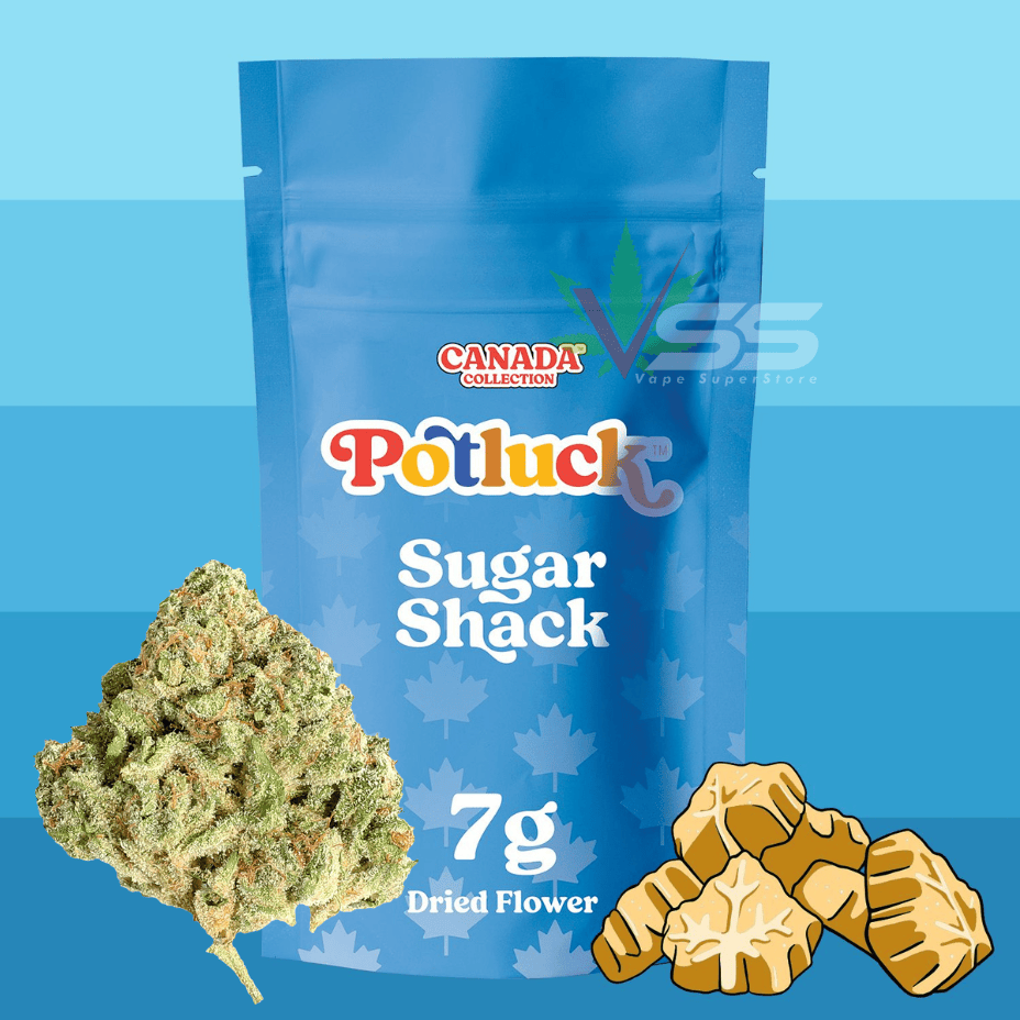 Potluck Sugar Shack Flower - 7g Morden Vape SuperStore and Cannabis Manitoba Canada