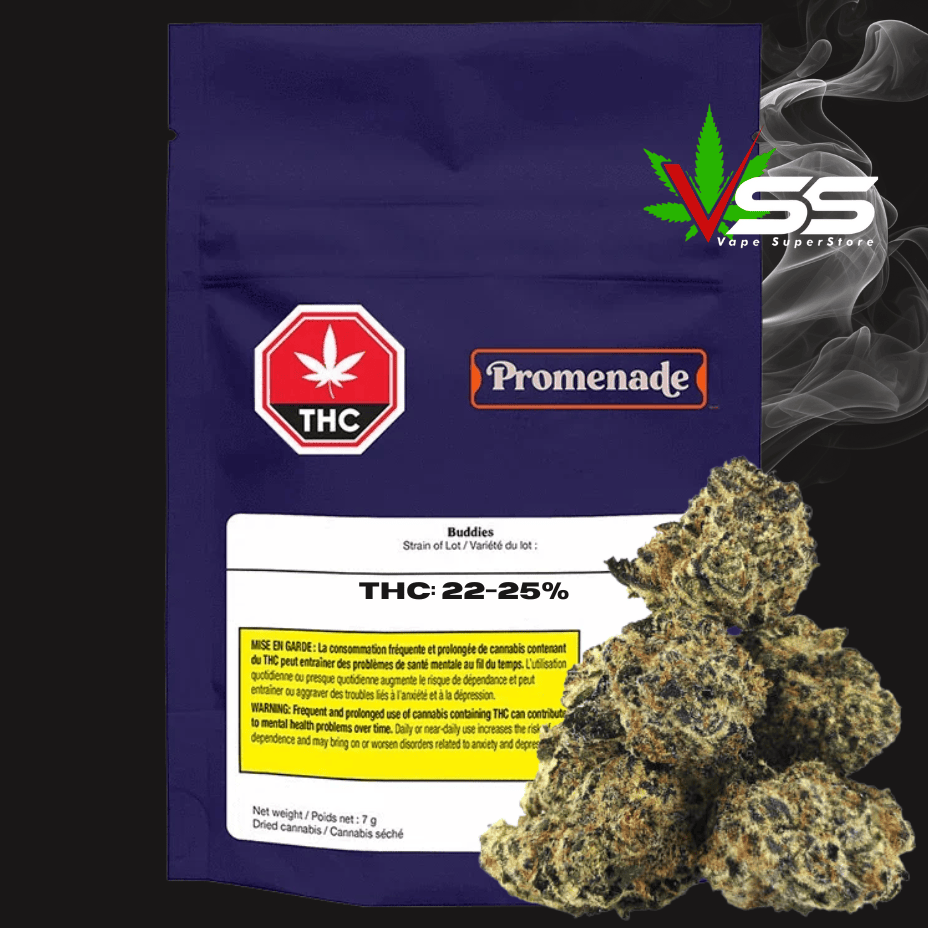 Promenade Buddies Hybrid Flower-7g 7g Morden Vape SuperStore and Cannabis Manitoba Canada