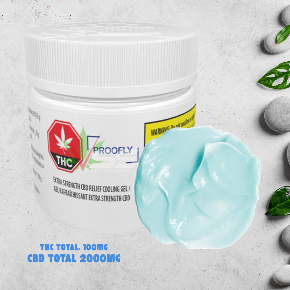 Proofly - Extra Strength CBD Relief Cooling Gel - 100g Morden Vape SuperStore and Cannabis Manitoba Canada