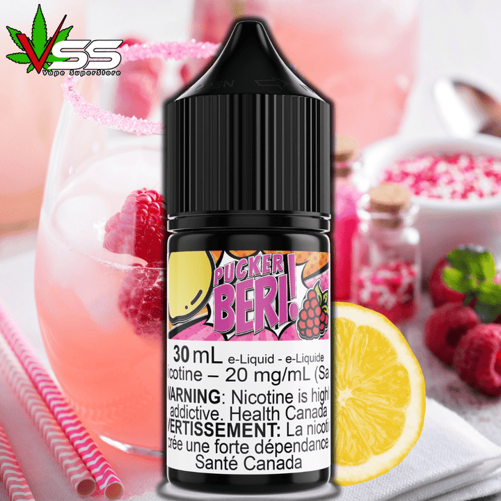 Pucker Beri Salt by Maverick E-Liquid Morden Vape SuperStore and Cannabis Manitoba Canada