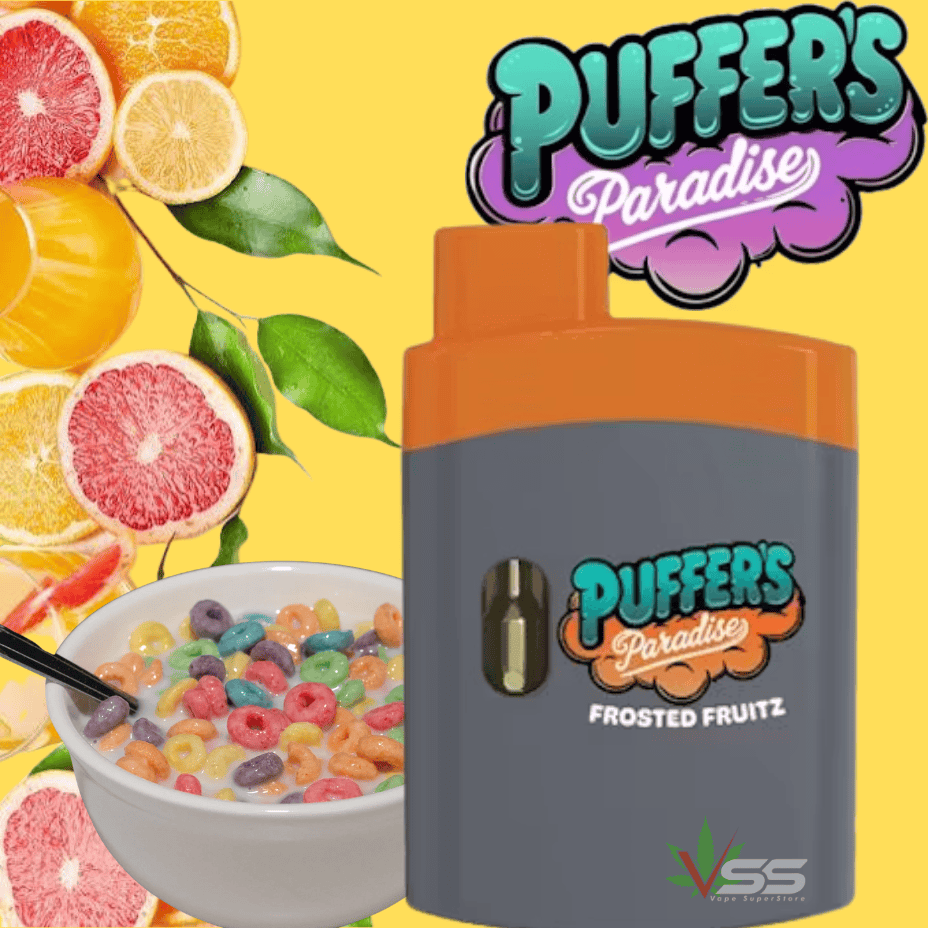 Puffer's Frosted Fruitz Liquid Diamond Hybrid Disposable-1.0g Morden Vape SuperStore and Cannabis Manitoba Canada