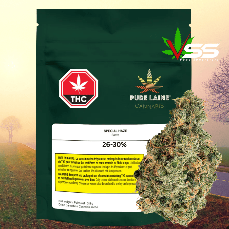 Pure Laine - Special Haze Sativa Flower 3.5g Morden Vape SuperStore and Cannabis Manitoba Canada