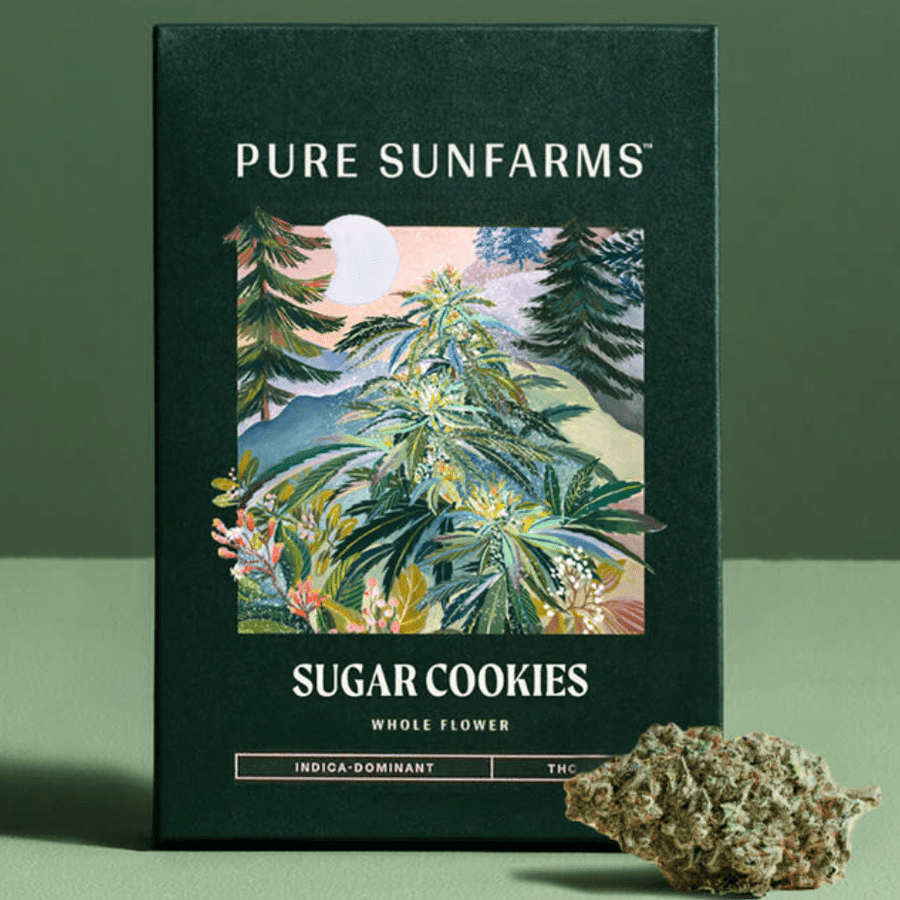 Pure Sun Farms Indica Flower 28g Pure Sunfarms Sugar Cookies Indica Flower-28g-Morden Cannabis Manitoba