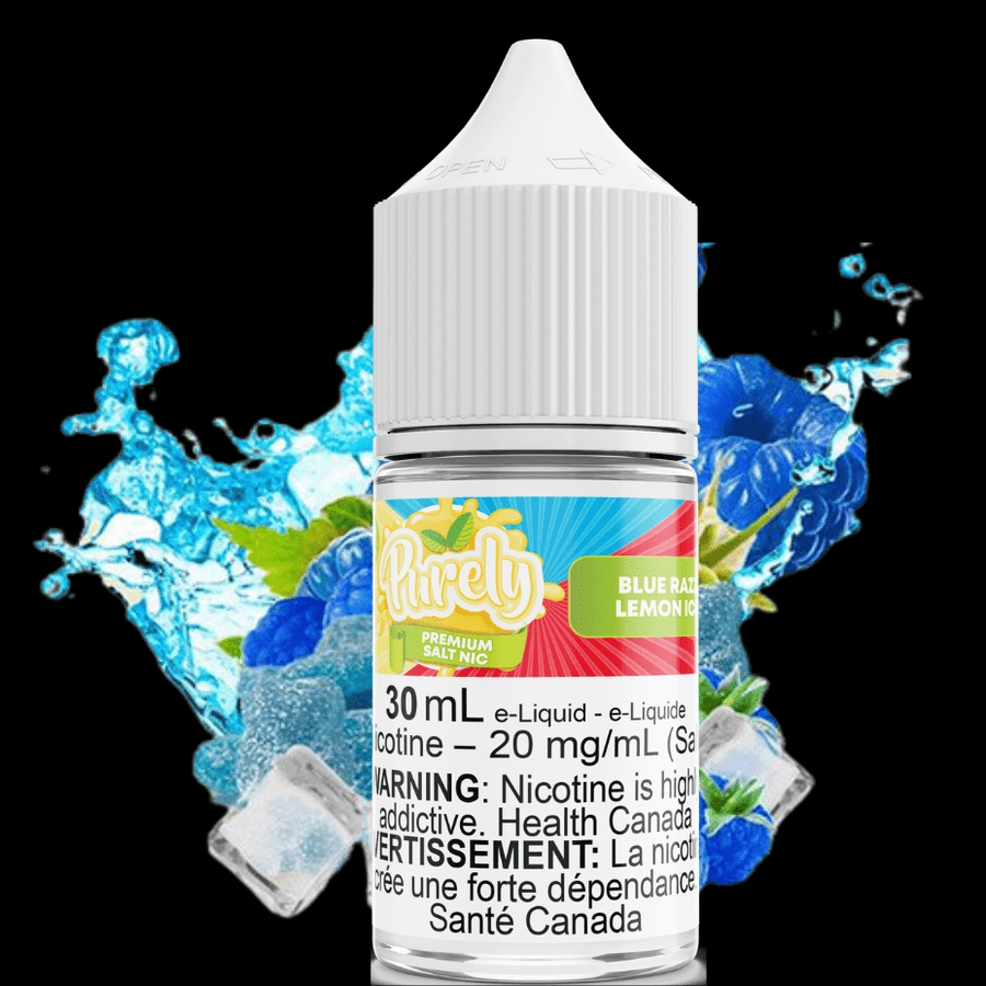 Purely E-Liquid Salt Nic E-Liquid 30ml / 12mg Blue Razz Lemon Ice Salt Nic by Purely E-Liquid-Morden Vape & Cannabis MB, Canada